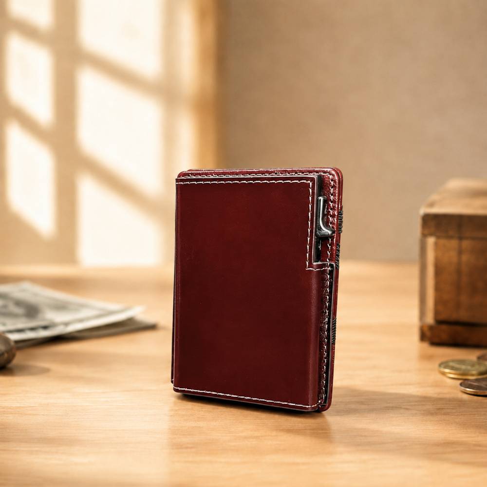 BILLETERA DE CUERO  ASTRAL CON RFID - BH31